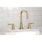 Kingston Brass FSC8933NDL NuvoFusion Widespread Bathroom Faucet W/ Brass Pop-Up, Brass FSC8933NDL - alternate 3